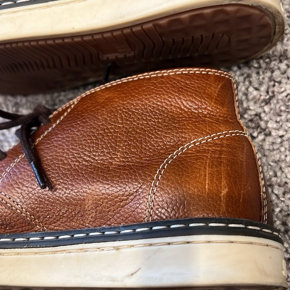 EUC Johnston & Murphy Boys McGuffey Leather Lace Up Chukka Boot Sz 1.5 - Picture 7 of 12